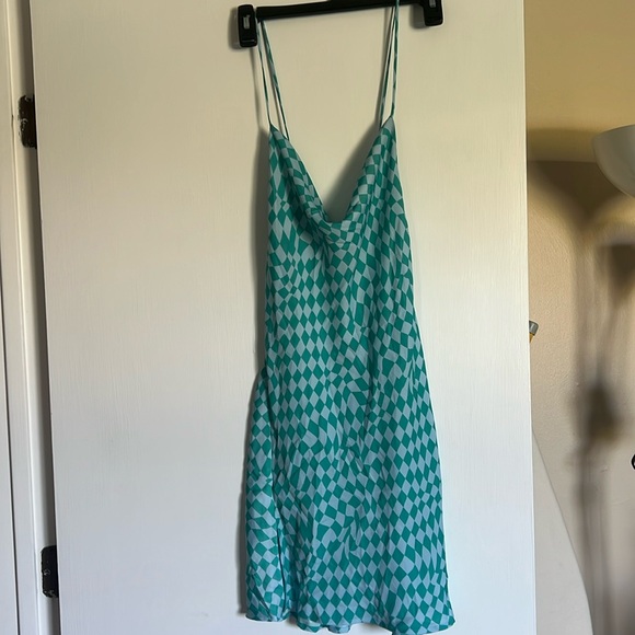 Blue Geo Resa Dress - Picture 3 of 4